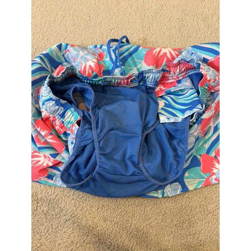Vineyard Vines Chappy Swim Trunks Men Medium Floral  Multicolor 7